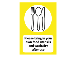 Utensils sign